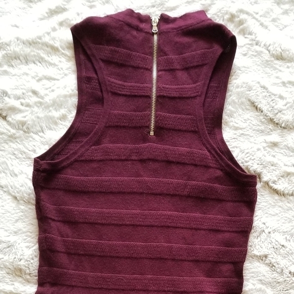 ✨️CL American Eagle High Neck Cotton Knit Dress New Size XS - Picture 5 of 8
